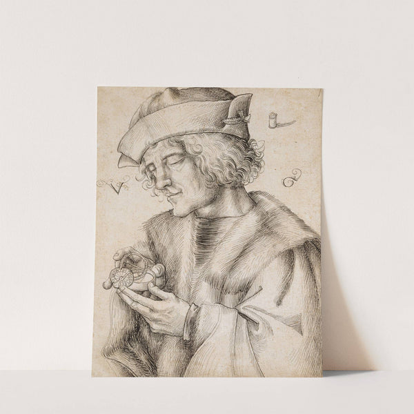 Bildnis eines Mannes mit Taschensonnenuhr by Urs Graf