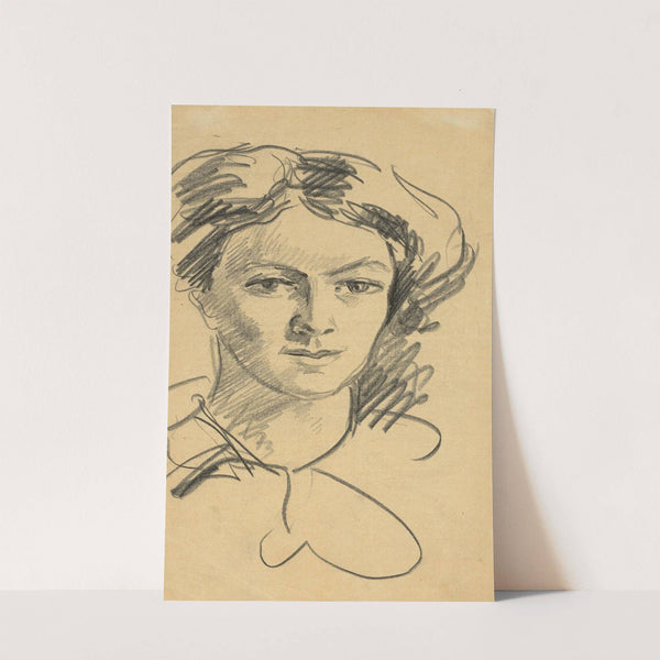 Bildnis Elisabeth (Die Frau des Künstlers) (1913) by August Macke