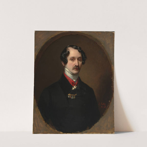 Bildnis Ferdinand Allesina Freiherr von Schweitzer by Louis Coblitz