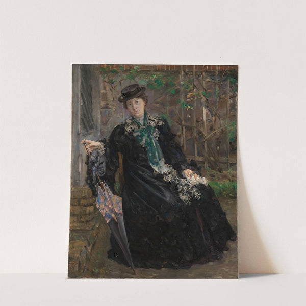 Bildnis Frau Charlotte Berend-Corinth im Garten (1908) by Lovis Corinth