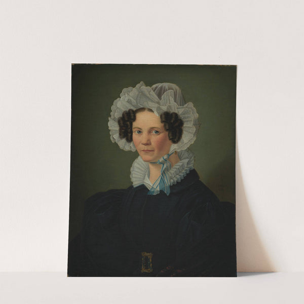 Bildnis Frau Josephine Böhl, geb. Coblitz by Louis Coblitz