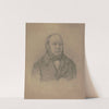 Bildnis Johann Christof Scholderer, der Vater des Künstlers by Otto Scholderer