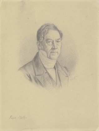Bildnis Johann Jeremias Hoff, Vater des Künstlers