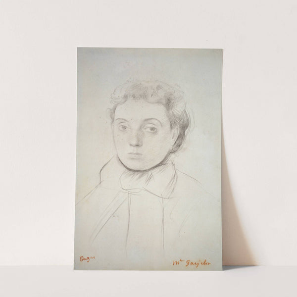 Bildnis Joséphine Gaujelin by Edgar Degas