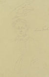 Bildnis Louis Frank und Handstudien
