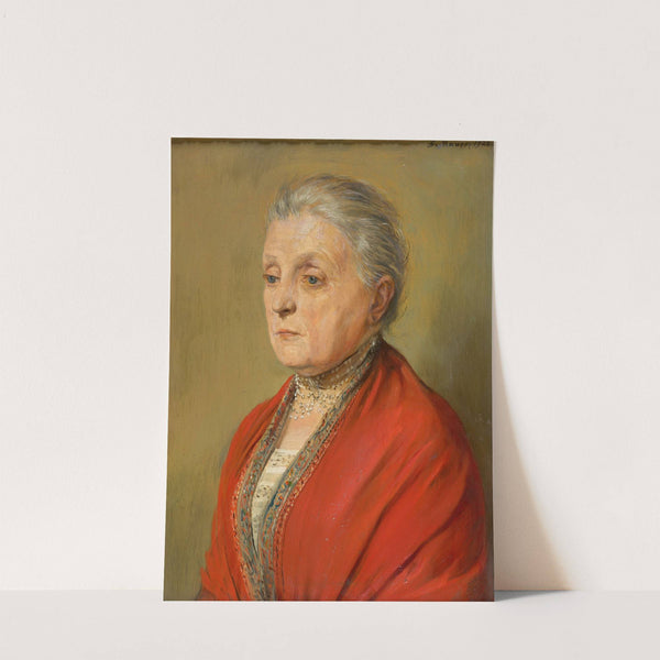 Bildnis Luise Maurer, erste Gattin des Künstlers (1928) by Serafin Maurer