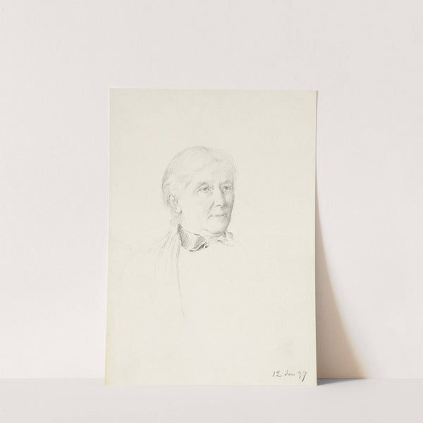 Bildnis Luise Scholderer by Otto Scholderer