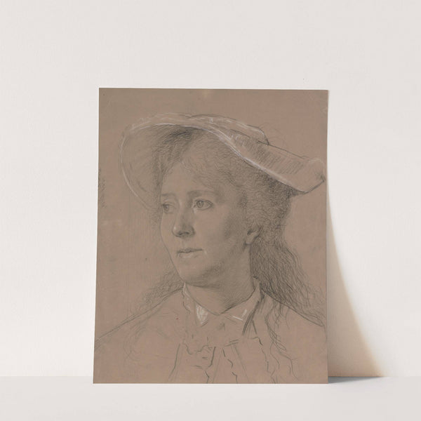 Bildnis Luise Scholderer by Otto Scholderer
