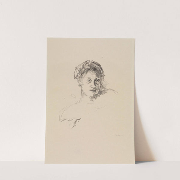 Bildnis Minna Beckmann-Tube (1911) by Max Beckmann