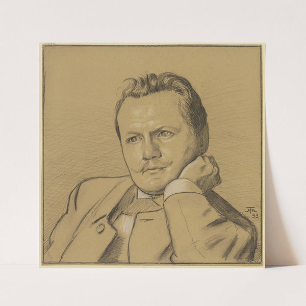 Bildnis Otto Julius Bierbaum (1893) by Hans Thoma