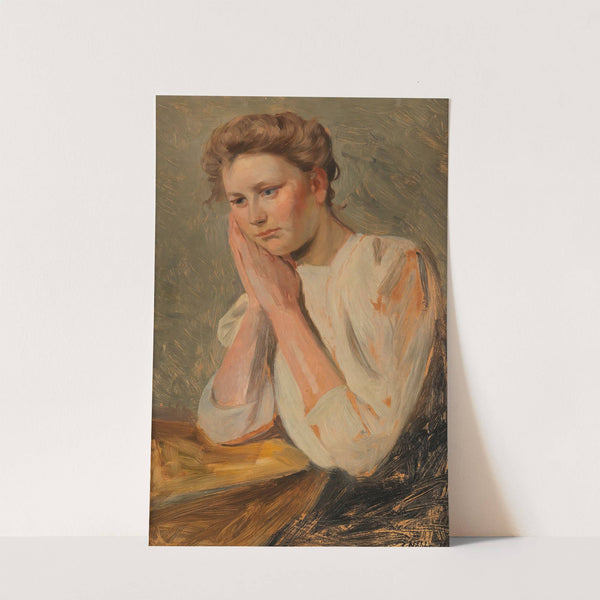 Bildnis Tochter Elsa by Jacob Nöbbe