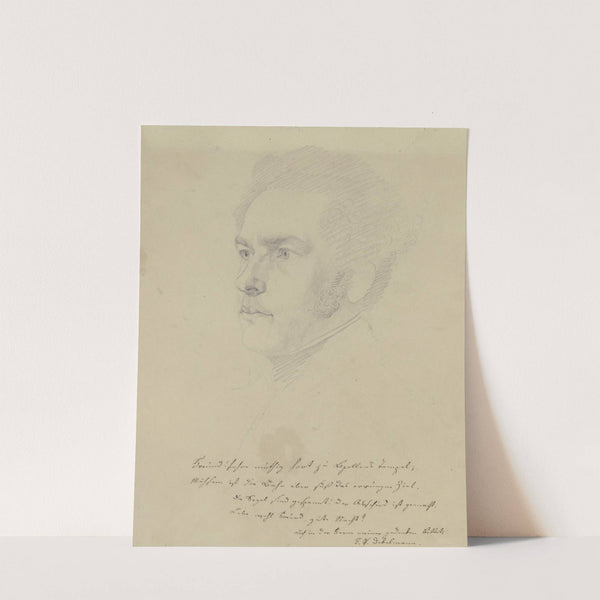 Bildnis und aufmunternde Zeilen eines F. J. Debelmann by Eugen Eduard Schäffer