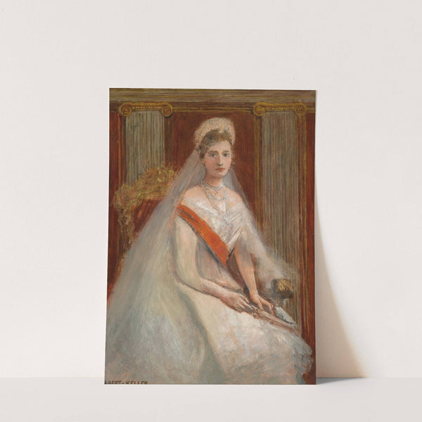 Bildnis Zarin Alexandra Fjordorovna by Albert von Keller