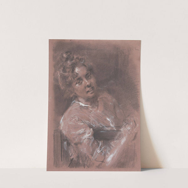 Bildnisstudie by Fritz von Uhde