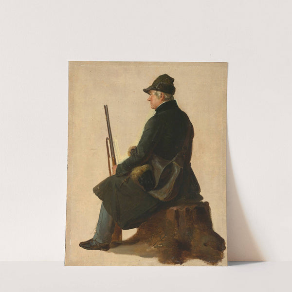 Bildnisstudie des Oberst Mayer by Johann Baptist Kirner