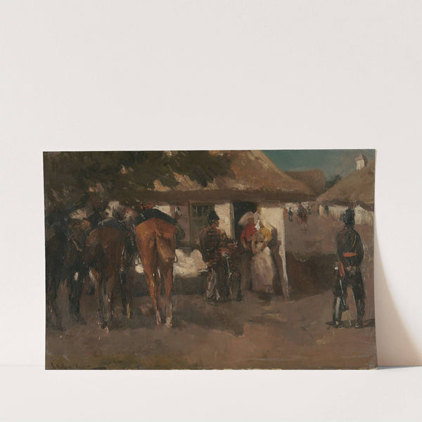 Billeting the Troops by George Hendrik Breitner