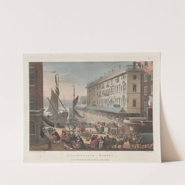 Billingsgate Market (1808) by Thomas Rowlandson