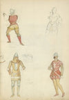 Bilman; Half length study of armor; Man in armor, 1365; King’s guard, 1475