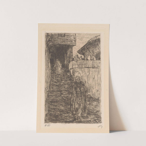 Binnenplaats in Scutari (1888) by Marius Bauer