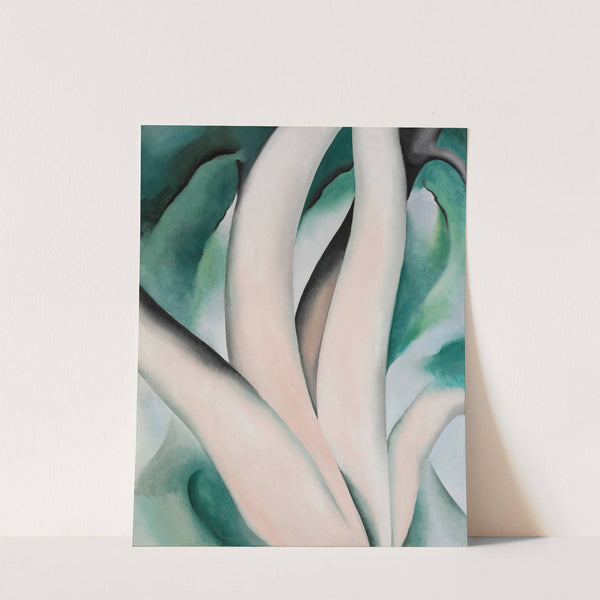 Birch Trees at Dawn on Lake George (1925) by Georgia O’Keeffe