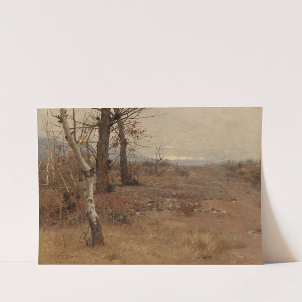 Birches in the Fall by Herman Hartwich