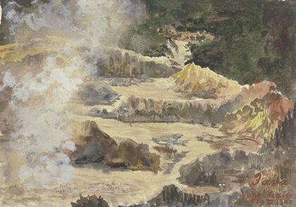 Bird crater on Java
