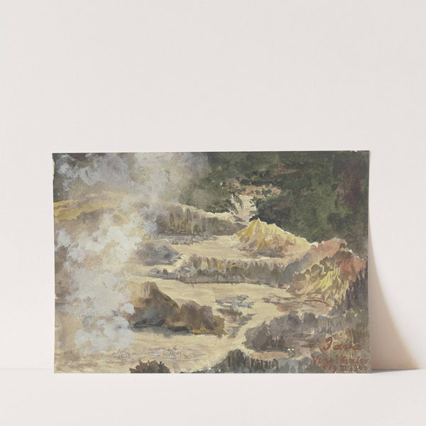 Bird crater on Java by Fritz Hauck