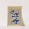 Bird Decorations on Stoneware by Charles Caseau