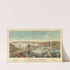 Bird’s-Eye View of the Great Suspension Bridge, Connecting The Cities of New York and Brooklyn (1883) by Franklin Square Lithographic Company