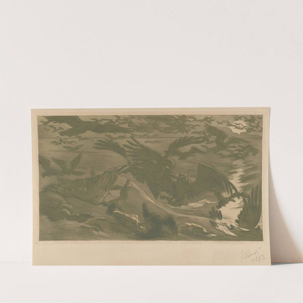 Birds of prey (Ouiseux de proie) (1893) by Victor Emile Prouvé