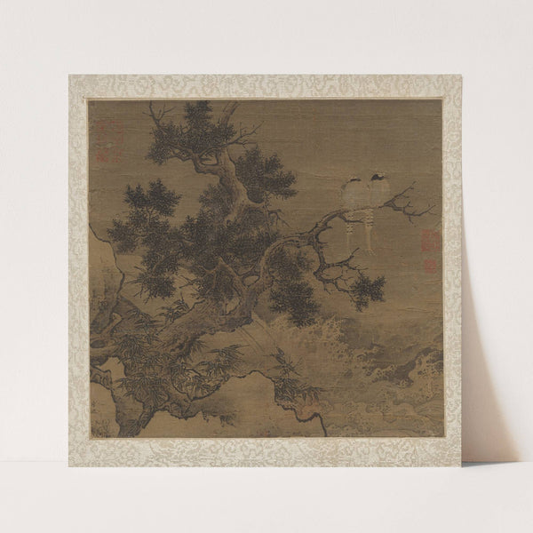 Birds on a Tree above a Cataract (1127–1279) by Li Di