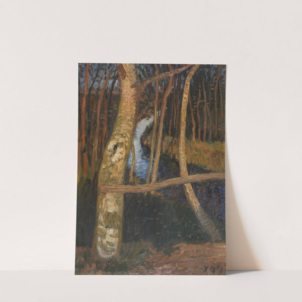 Birken am Moorgraben (1904) by Otto Modersohn