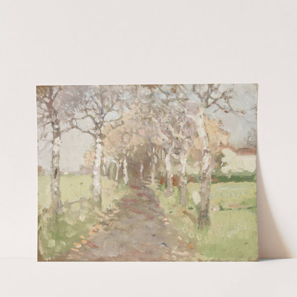 Birkenallee in Bad Aibling (ca 1940) by Brynolf Wennerberg