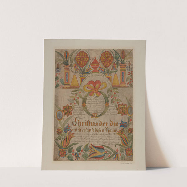 Birth Certificate by Charles Roadman