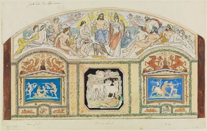 Birth of Athena – Youth of Dionysus – Hermes driving away the cattle of Apollo – Education of Achilles by Chiron