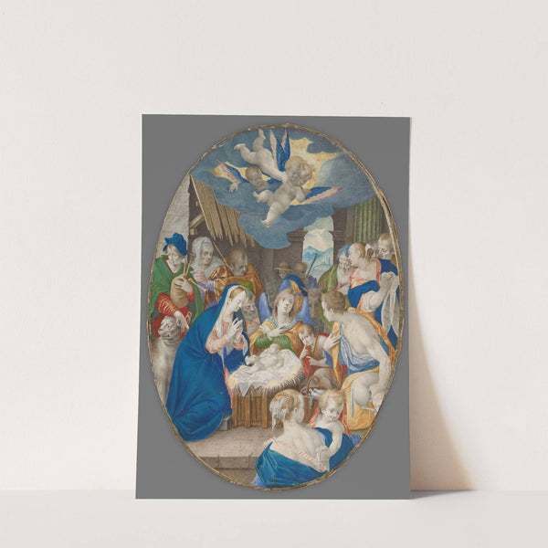 Birth of Christ in the Bethlehem Stable by Abraham Bloemaert