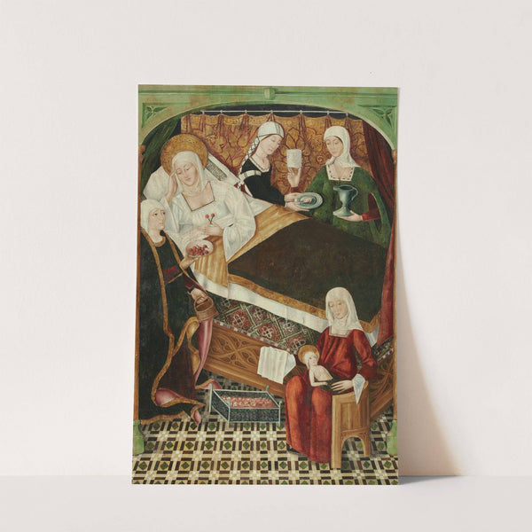 Birth Of The Virgin (15th Century) by Master of Villalobos