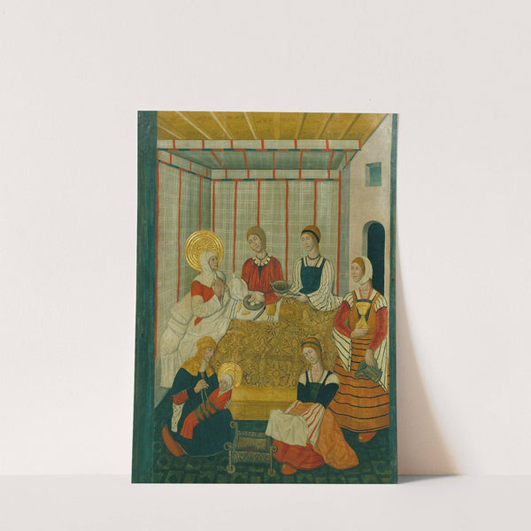 Birth of the Virgin by Workshop of Pedro García de Benabarre