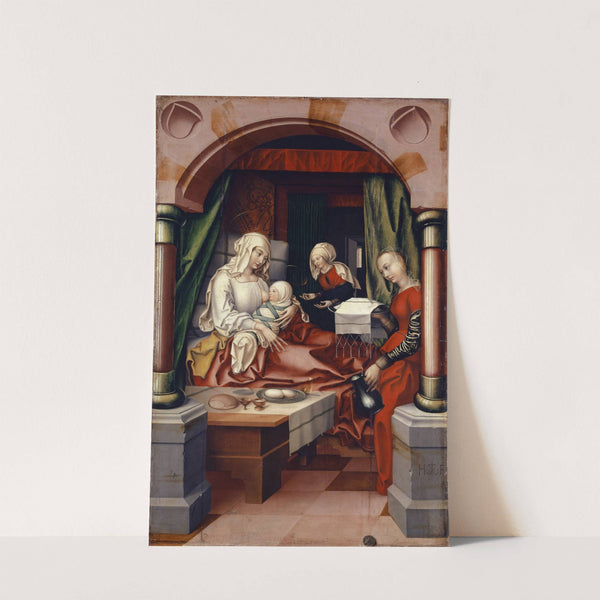 Birth Of The Virgin by Hans Fries