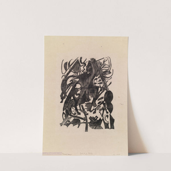 Birth of the Wolves (1913) by Franz Marc