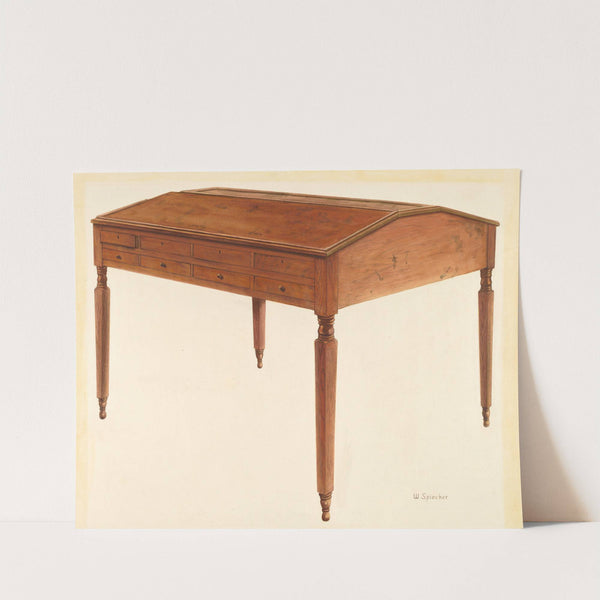 Bishop Hill - Accounting Desk by William Spiecker