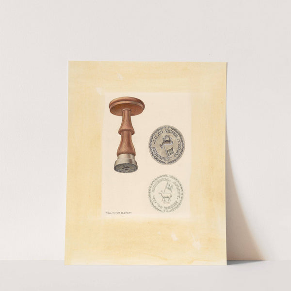 Bishop Hill - Seal by Wellington Blewett