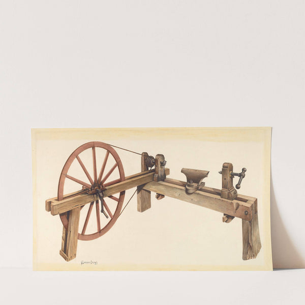 Bishop Hill – Woodturning Lathe (1939) by H. Langden Brown