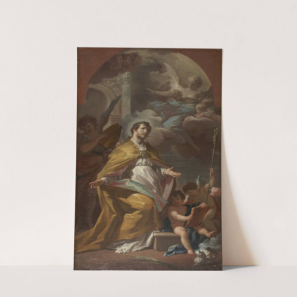 Bishop Saint in Prayer by Corrado Giaquinto