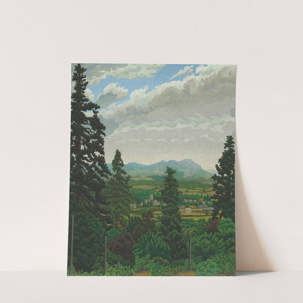 Bishop’s Cleeve from Cleeve Hill by Charles Ginner