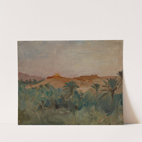 Biskra – The Sirocco (Palm Trees) by Jan Ciągliński