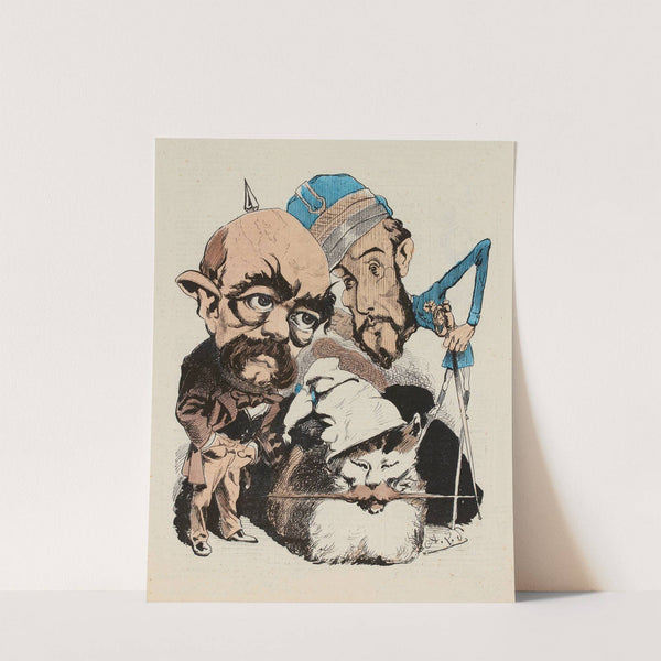 Bismarck et le général Prim by Zut (Alfred Le Petit)
