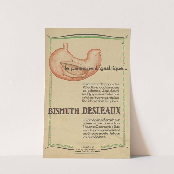 Bismuth Desleaux (1910-1950) by Laboratoire Lancosme