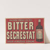 Bitter Sécrestat, Maison fondée en 1851, exiger la bouteille d’origine (1898) by Imp. Camis