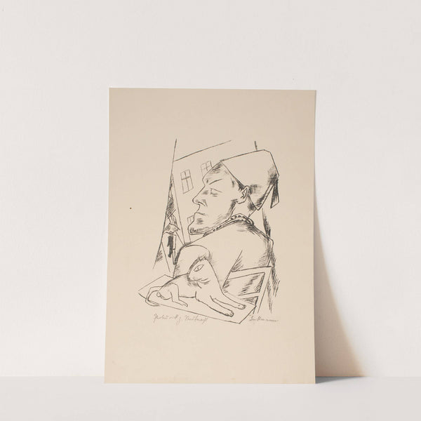 Bitterness (1920) by Max Beckmann